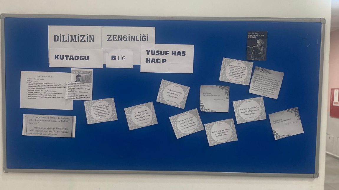 Dilimizin Zenginlikleri Aralık Ayı Teması : 